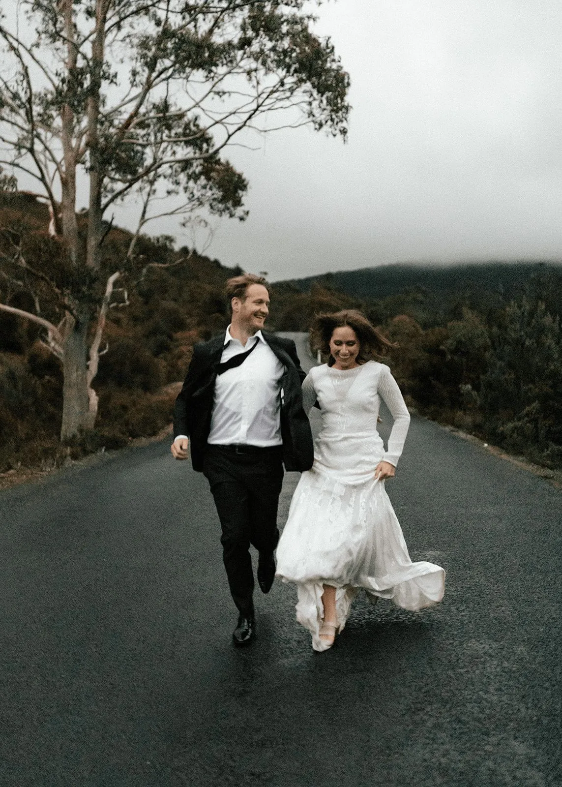 Running back to Cradle Mountain Lodge at sunset ⌘