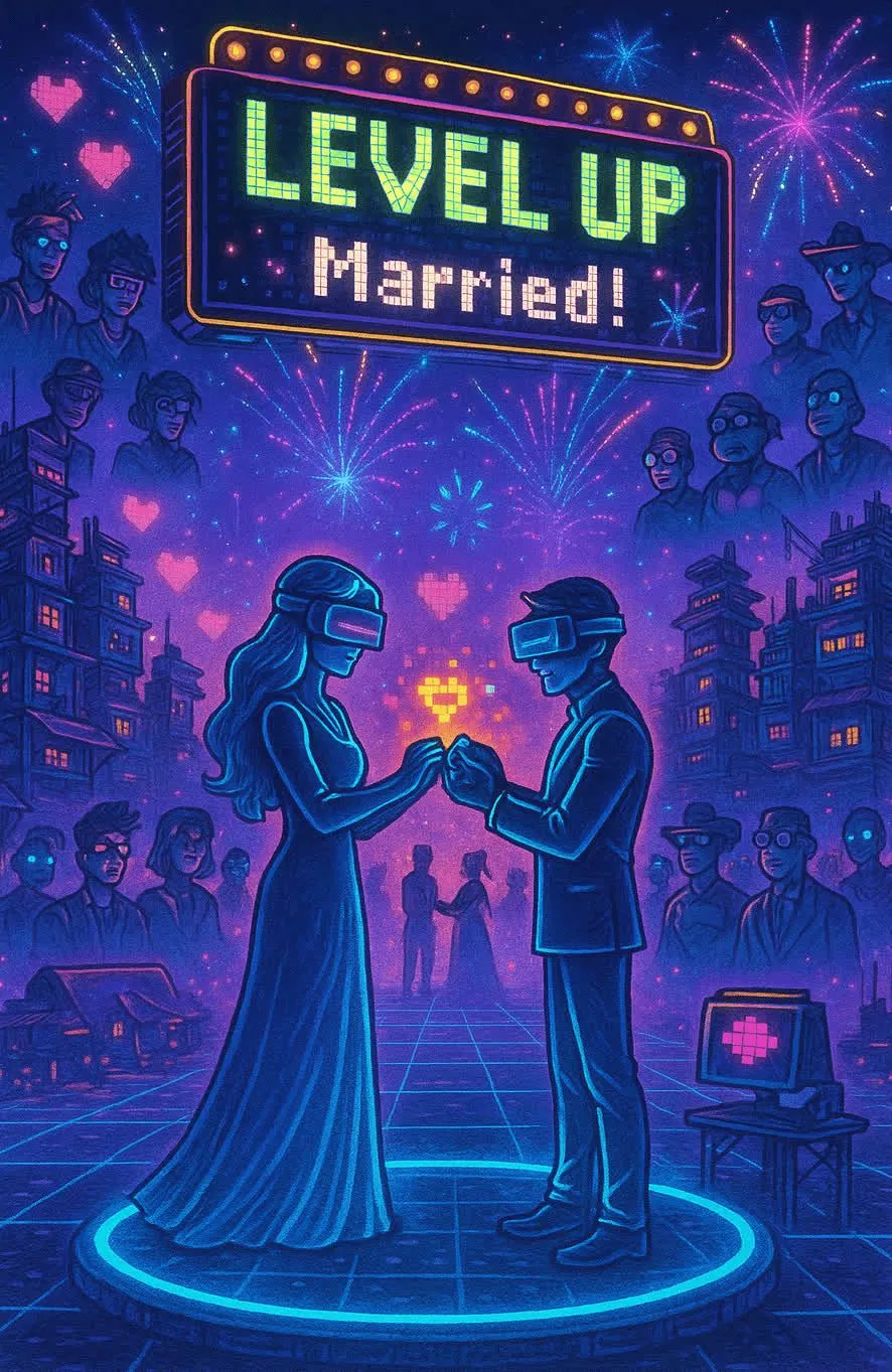 Ready Player One themed wedding in the metaverse ⌘