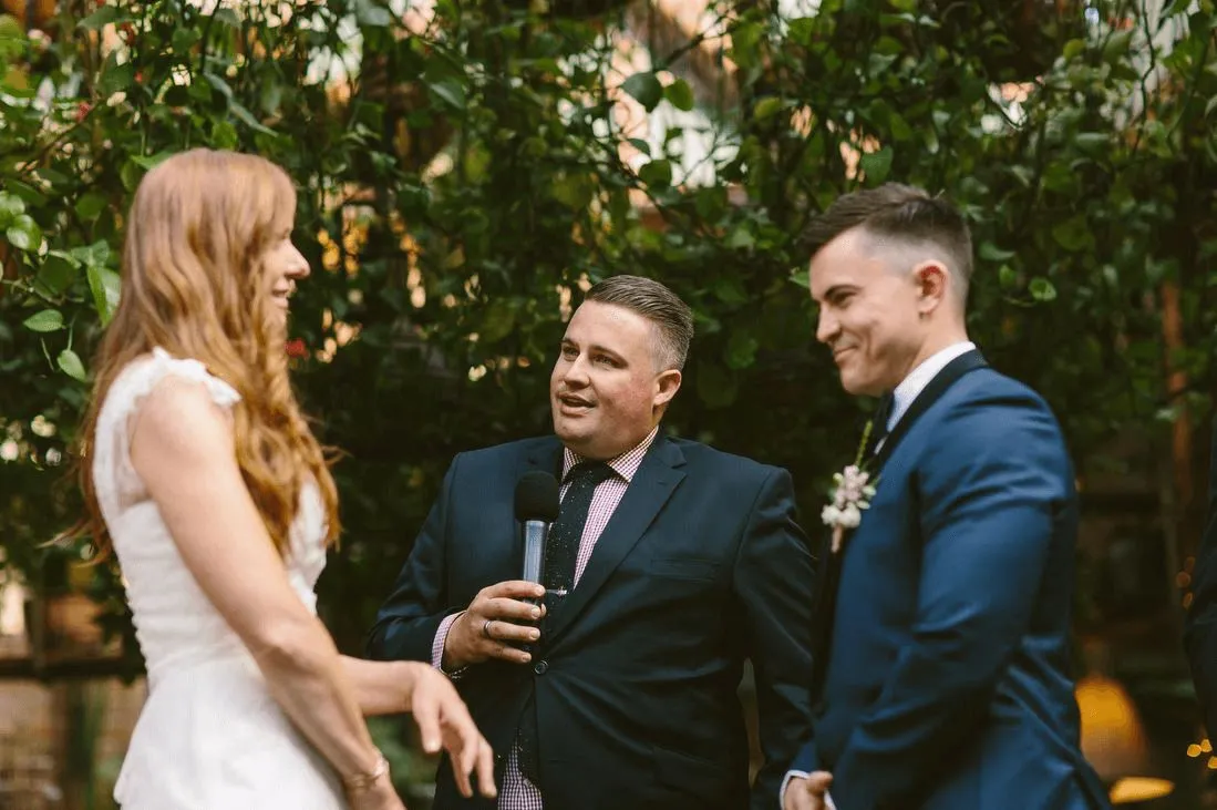 Wedding Celebrant at The Grounds of Alexandria, Sydney ⌘