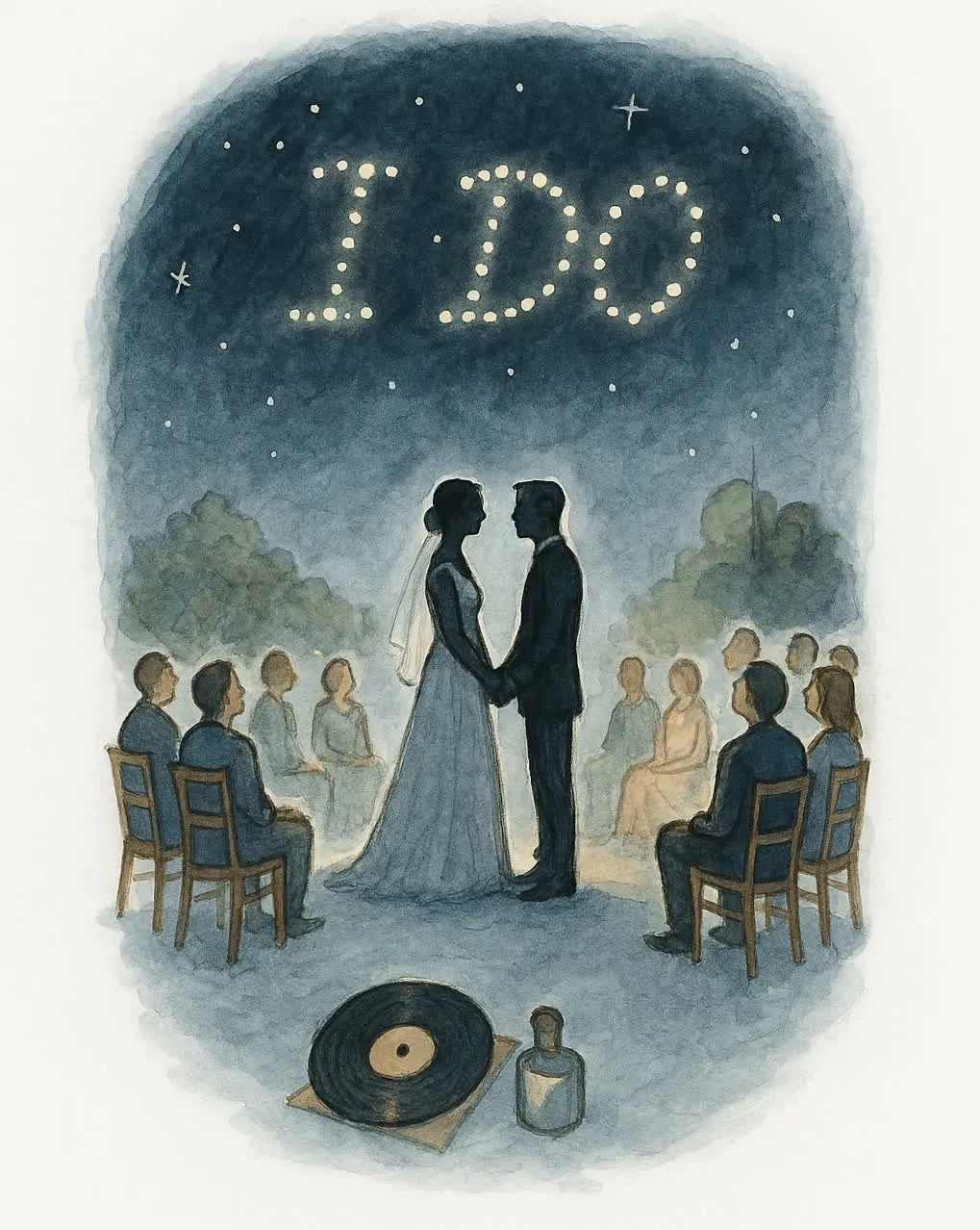 A drone show at your wedding ⌘